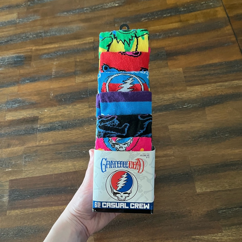 Grateful Dead Casual Crew Socks